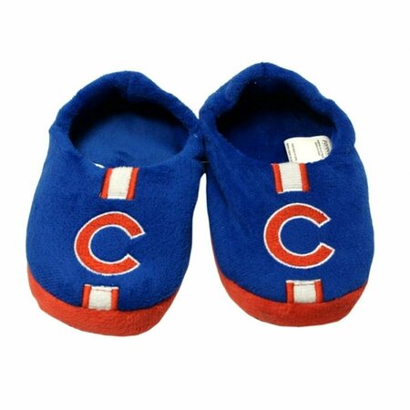 FOREVER COLLECTIBLES Chicago Cubs Slippers - Youth 4-7 Stripe 8496623543